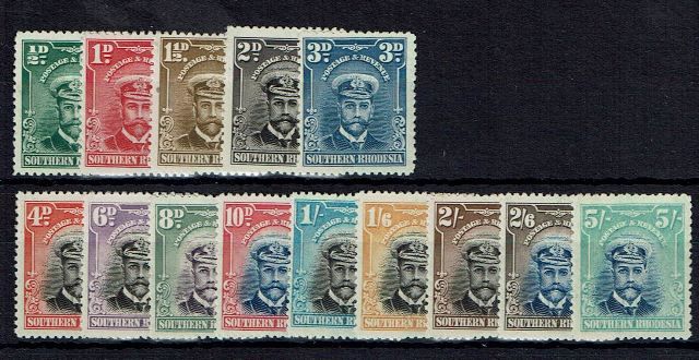 Image of Southern Rhodesia/Zimbabwe SG 1/14 UMM British Commonwealth Stamp